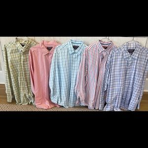 (Lot of 5) Vineyard Vines Dress Shirts Mens Size XL